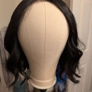 Sensational Natural Black Wavy Hair Wig